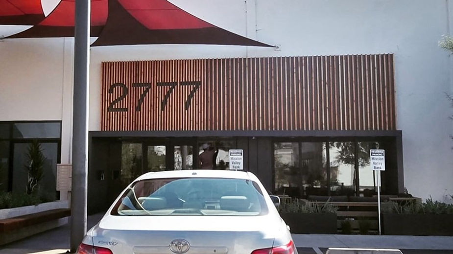 Burbank 91504 Office and Industrial Business: Exterior Monument and Address Numbers Sign Package for 2777 Ontario - Designed, Permitted, Fabricated, and Installed in 2777 N. Ontario Burbank CA 91504 by DN Signs - Orange County Storefront Sign Company. Southern California Premium Full-Service Sign Company offering Storefront Signs, Lobby Signs, Wayfinding Signs, and many more for all businesses in and around Newport Beach 92657, Bel Air Crest 90077, Hollywood 90028, Los Angeles, Long Beach, Huntington Beach, Newport Beach, Santa Monica, Beverly Hills, Costa Mesa, Signal Hill, South Bay, Inland Empire, Pasadena, Riverside. Call: 949-806-5006 to Schedule an Appointment with our Sign Specialists