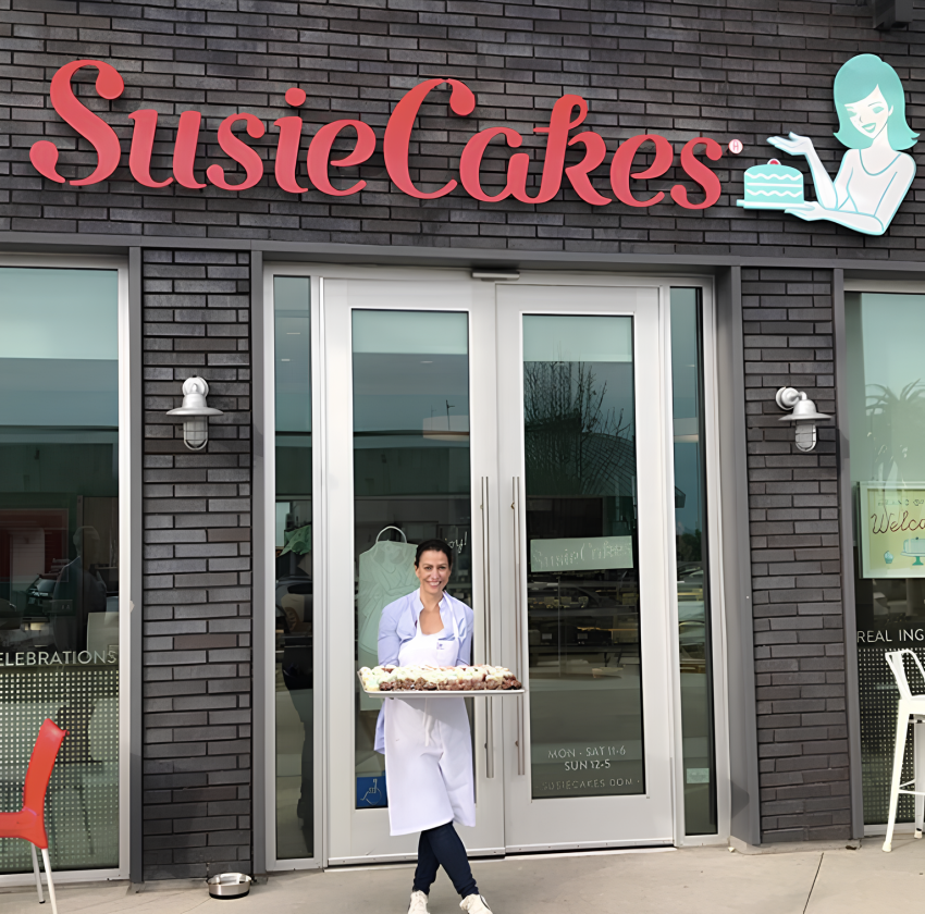 Channel Letters for Multi-Location SusieCakes’ Storefront Sign Package