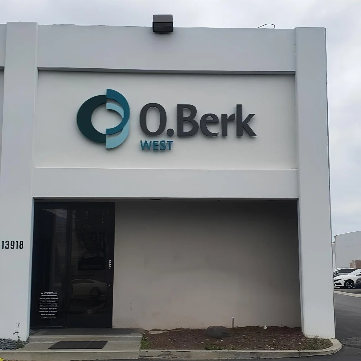 An Exterior & Interior Sign Package for O.Berk West in Cerritos, Orange County by DN SIGNS.