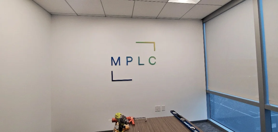 MPLC’s Indoor Lobby Signage in Los Angeles, California by DN Signs