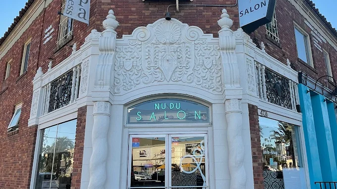 Custom Neon Signage for Client Nu Du Salon’s Business Storefront by DN SIGNS Call 310-608-6099