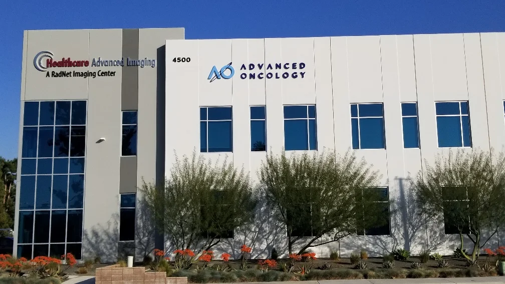 Medical Business Storefront Sign Package for ADVANCED ONCOLOGY Riverside and Long Beach by DN SIGNS.
